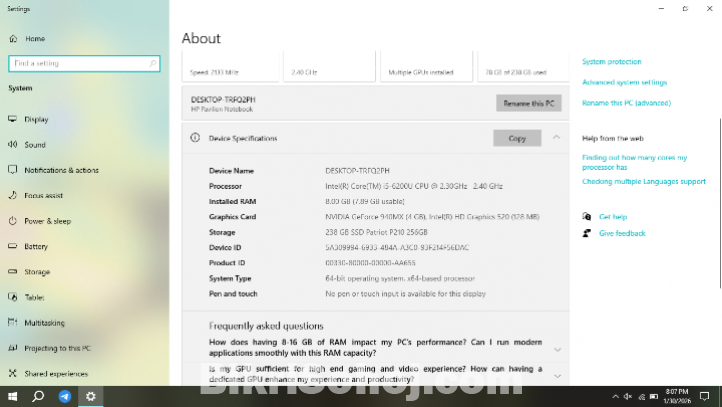 HP Pavilion Notebook